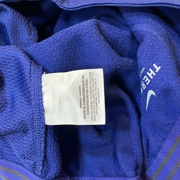 Nike Therma-Fit Royal Blue Joggers, Draw String, Soft Fleece Inside - Picture 7 of 12